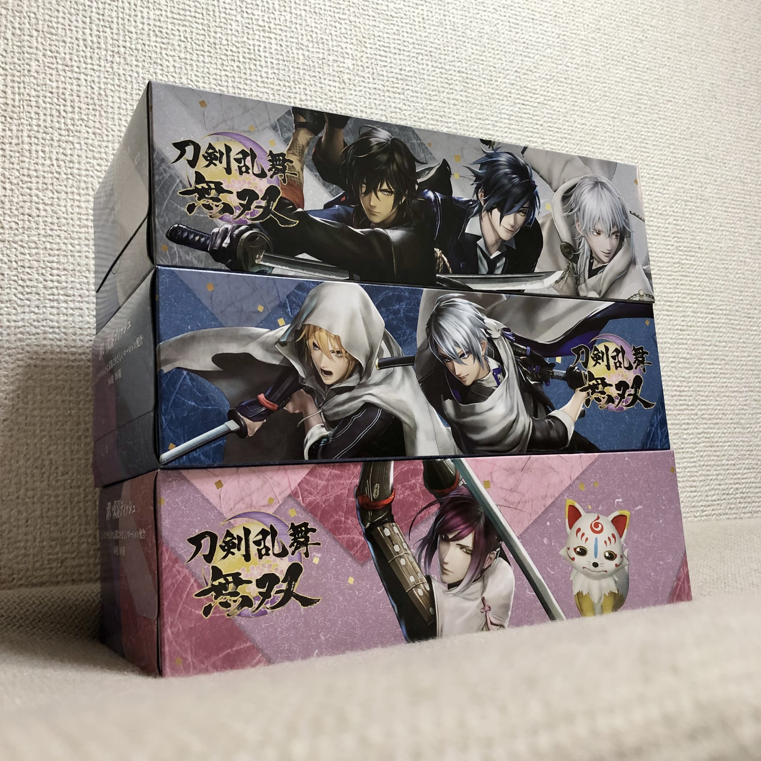 「刀剣乱舞無双×ドンキ」保湿ティッシュ購入レポート：開封画像②