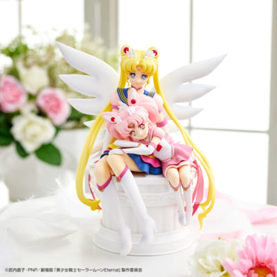 一番くじ 劇場版「美少女戦士セーラームーン Eternal」〜Eternal Sailor Guardians〜　A賞 エターナルセーラームーン＆エターナルセーラーちびムーン フィギュア