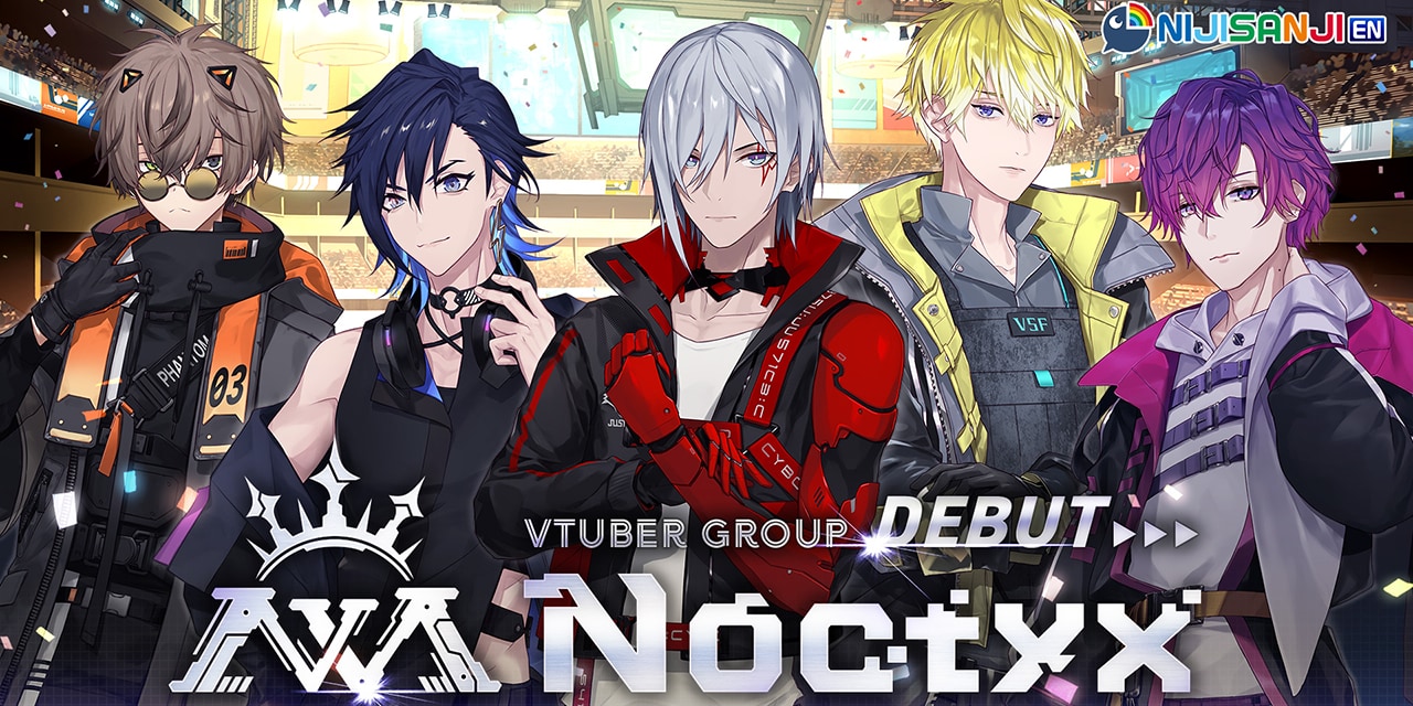 「にじさんじEN」VTuberグループ「Noctyx」がデビュー！2月27日(日)に特別番組&楽曲MV公開