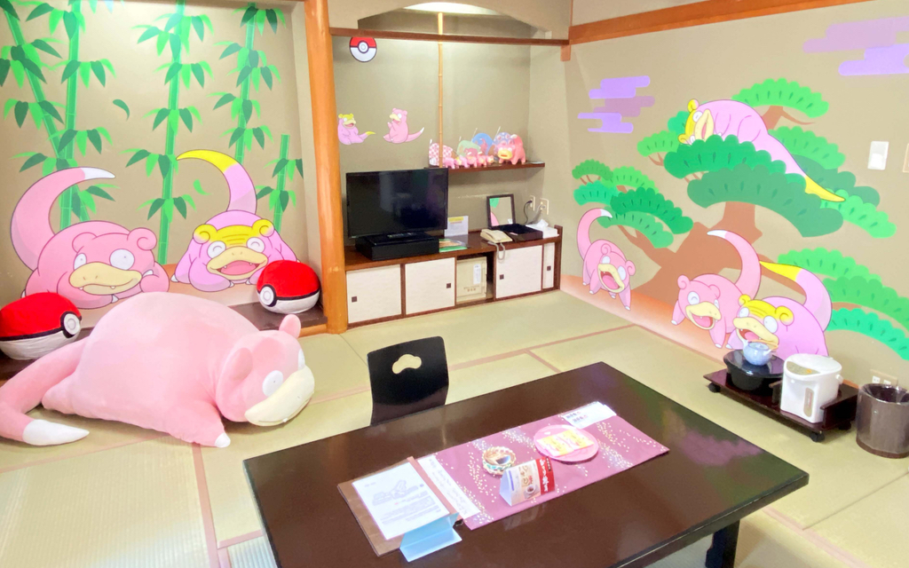 「ポケモン ヤドン×香川」ラッピングバスやフェリー運行！宿泊施設のコラボルームが可愛すぎ