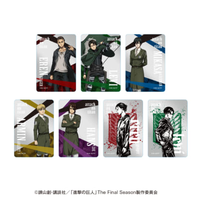 「進撃の巨人The Final Season」新規墨絵デザインPOP UP SHOP　アクリルカード