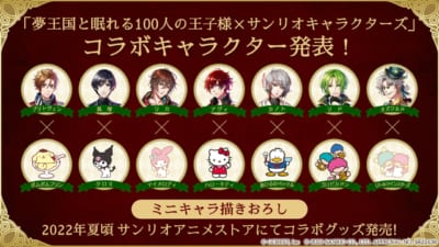 「夢王国と眠れる100人の王子様」サンリオコラボ