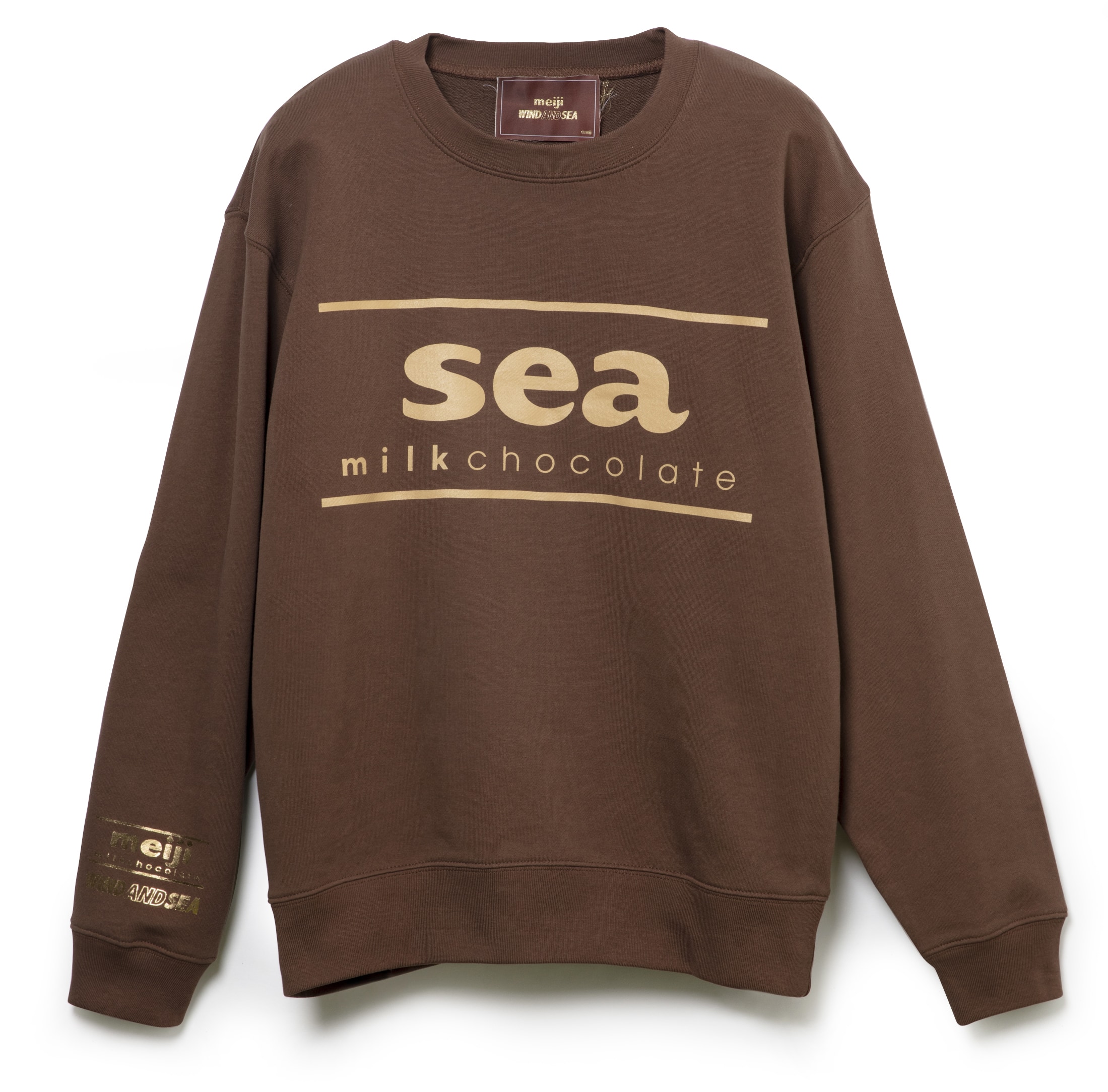 「meiji milkchocolate COLLECTION in LAFORET」WIND AND SEA  Crew Neck Sweat