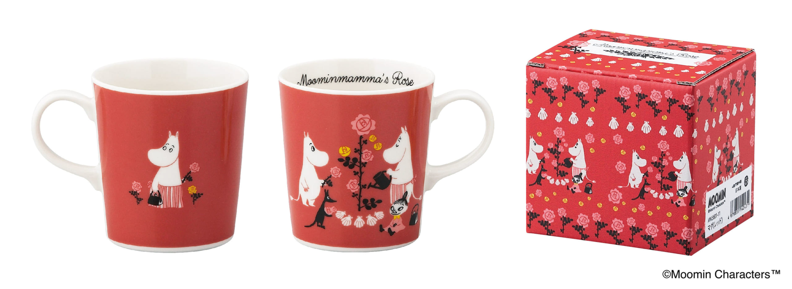 ムーミン「Moominmamma's Rose」〈山加商店〉マグカップ