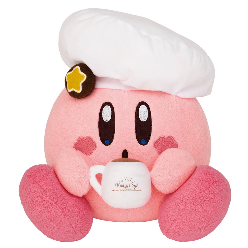 「一番くじ 星のカービィ KIRBY Café」C賞 カービィ “ほっ！”とカフェ・オ・レぬいぐるみ