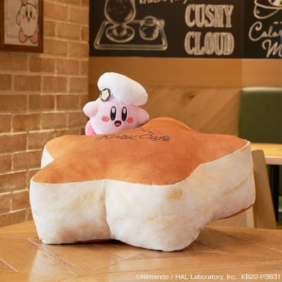 「一番くじ 星のカービィ KIRBY Café」ラストワン賞 ふわふわワープスターパンケーキ クッション