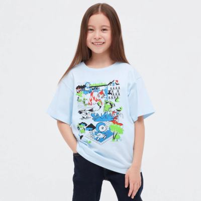 ユニクロ「ポケモン ミーツ アーティスト 2022 春夏」グラフィックTシャツ（キッズ）①