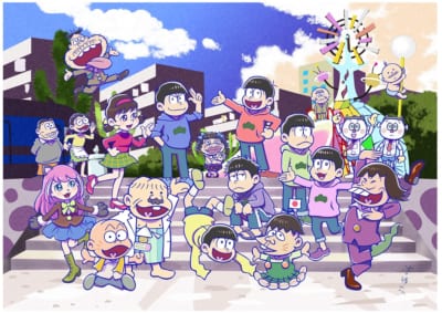 「おそ松くん」60周年×「おそ松さん」6周年のアニバーサリーイラスト