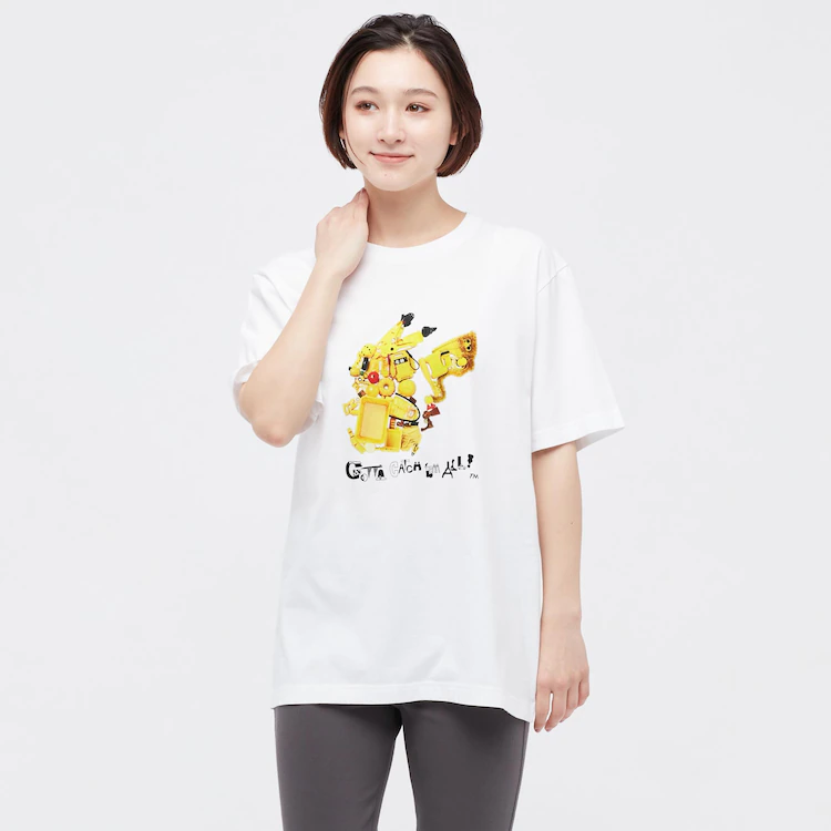 ユニクロ「ポケモン ミーツ アーティスト 2022 春夏」グラフィックTシャツ ピカチュウ