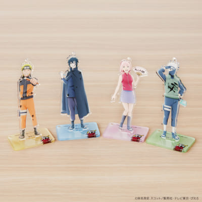 「Tカード（NARUTO）」アクリルスタンドキーホルダー（全4種）全種