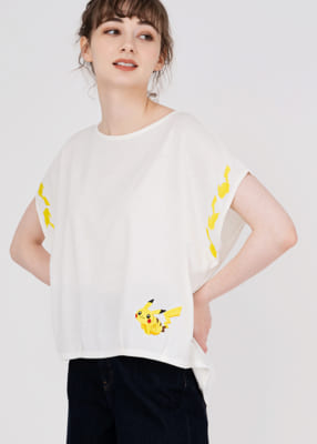 「ポケモン×グラニフ」ウィメンズTシャツ「ピカチュウ ショートスリーブ」