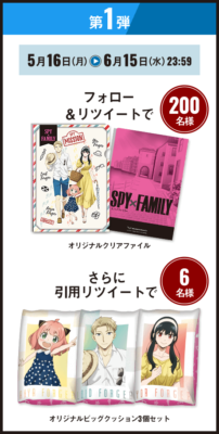 Twitterで応募キャンペーン・グッズ第1弾