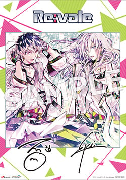 「アイドリッシュセブン（アイナナ）」Re:vale2ndアルバム「Re:flect In」ナナイロストア：【初回限定盤A/B対象】複製サイン入りA4ビジュアルシート