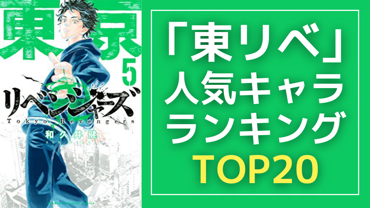 「東リベ」人気キャラランキングTOP20！場地圭介を抑えて1位に輝いたのは？