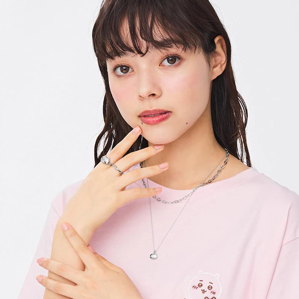 「ちいかわ×GU」ネックレス＆リングセット：1,690円（税込）