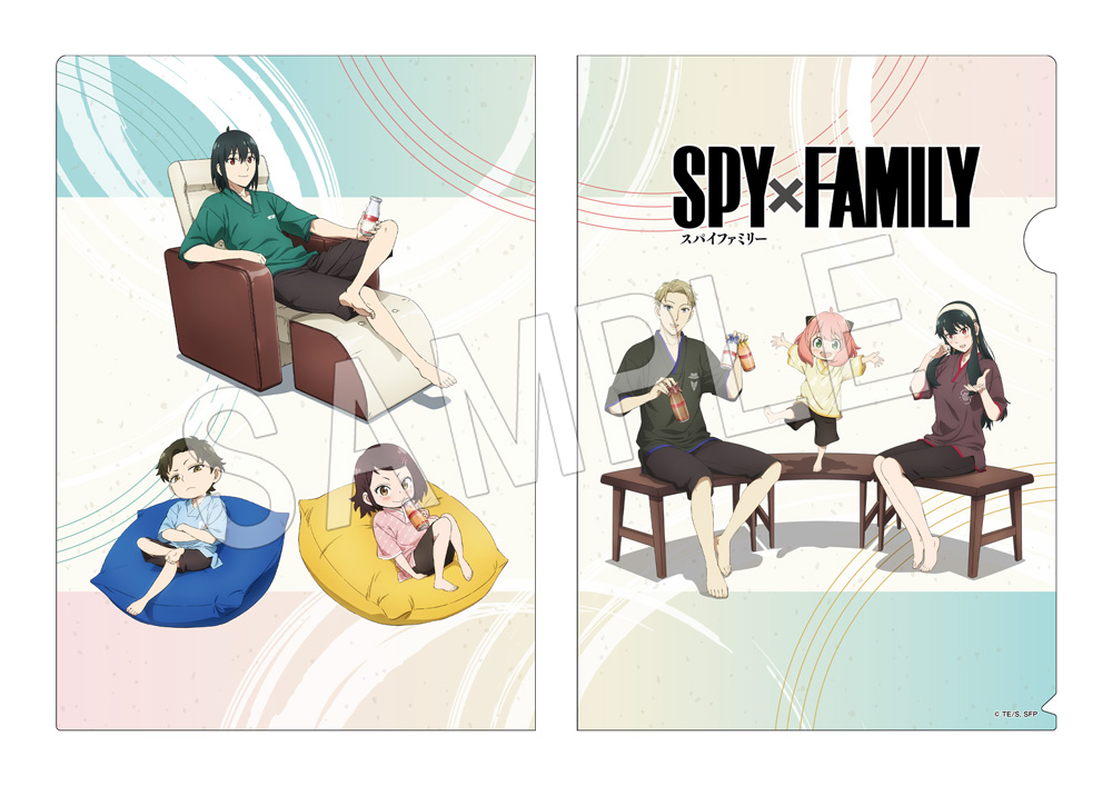 TVアニメ「SPY×FAMILY」×極楽湯 クリアファイル