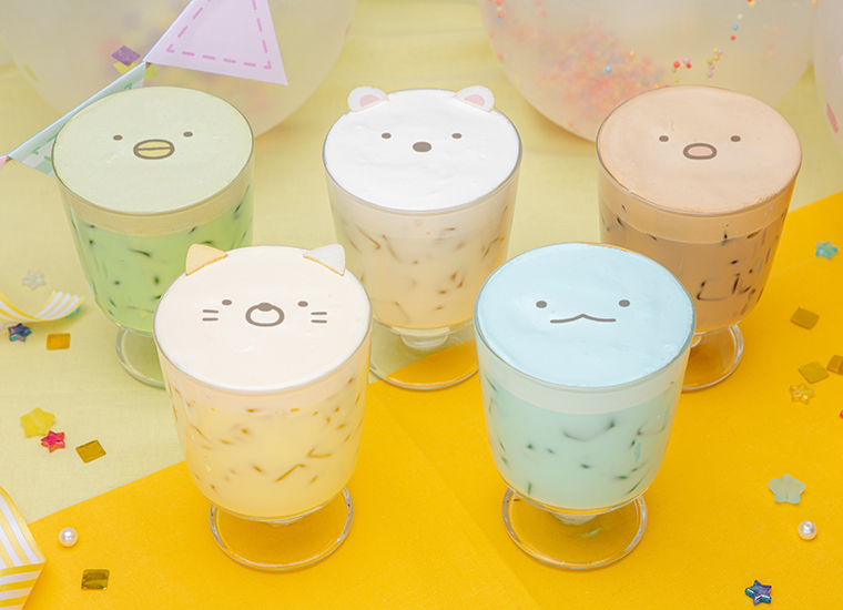 「すみっコぐらし 10th Anniversary Cafe」すみっコみるくどりんく