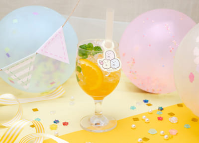 「すみっコぐらし 10th Anniversary Cafe」みつけて たぴおかドリンク