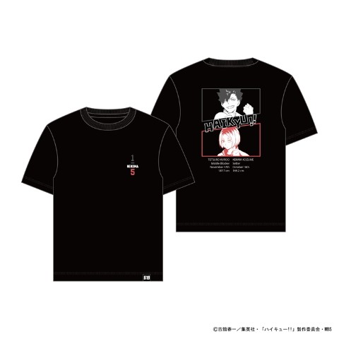 「ハイキュー×ヴィレッジヴァンガード」Tシャツ：黒尾×研磨