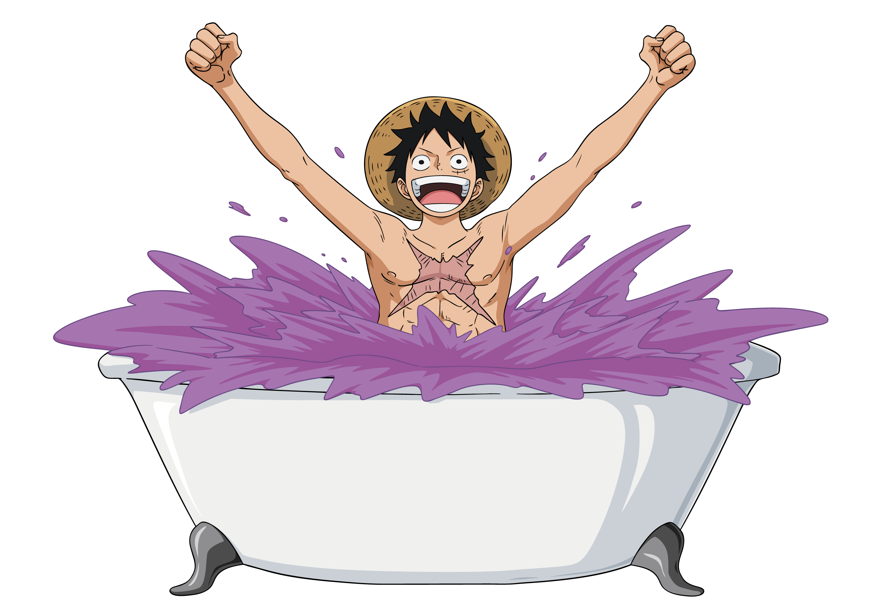 「LUSH×ONE PIECE」ゴムゴムの実 （バスボム）