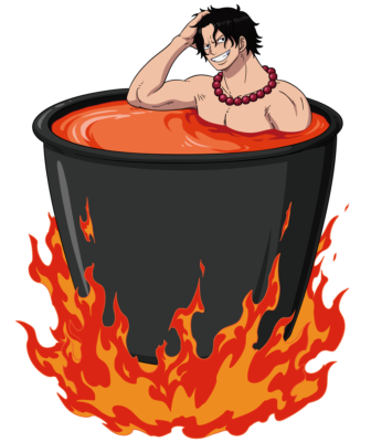 「LUSH×ONE PIECE」メラメラの実 （バスボム）