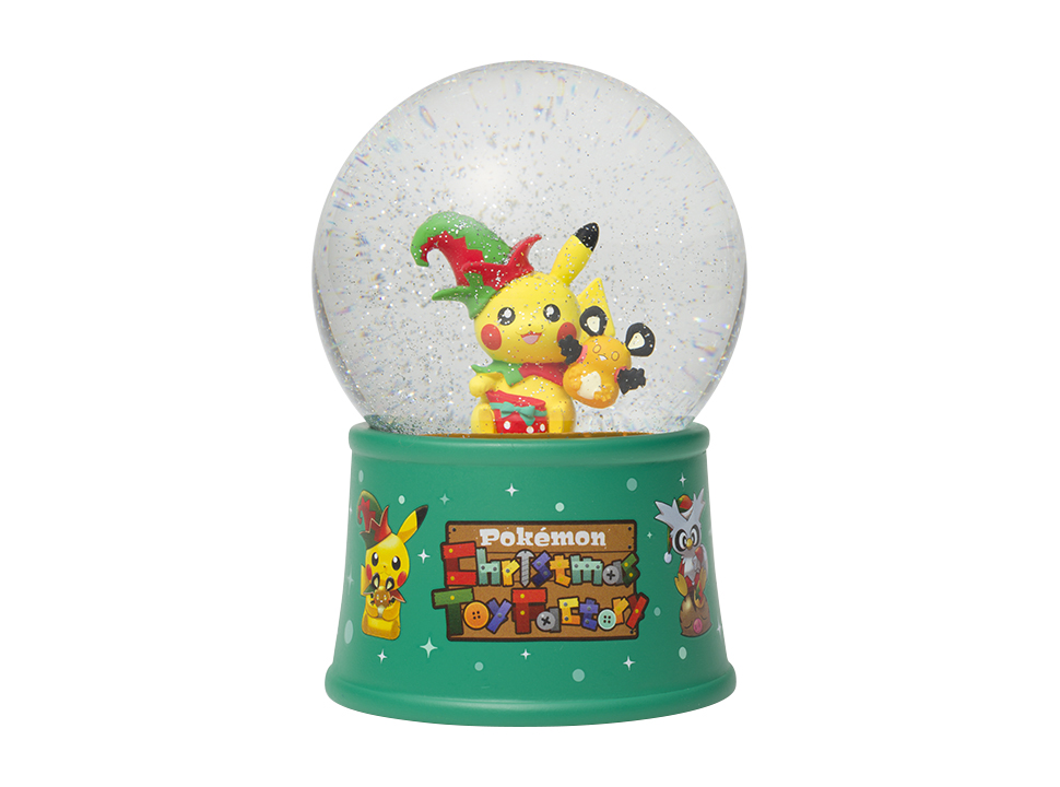 「ポケットモンスター」新グッズ「Pokémon Christmas Toy Factory」スノードーム