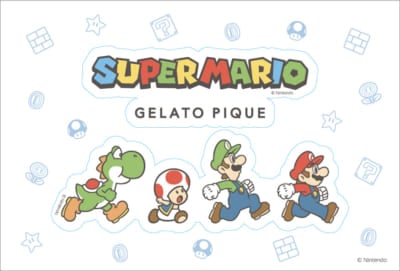 ｢gelato pique（ジェラート ピケ）」×マリオ オリジナルステッカー