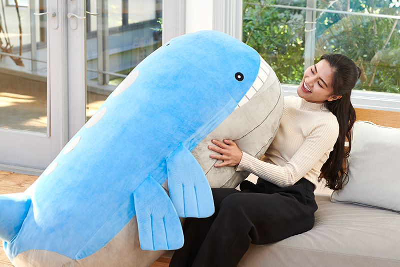 「ポケモン」ホエルオーのぬいぐるみは145cm！10分の1サイズで登場に「でかいわｗ」