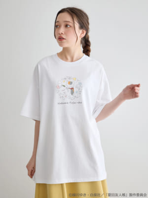 「夏目友人帳」×earth music&ecology Japan Label　ニャンコ先生ビッグTシャツ