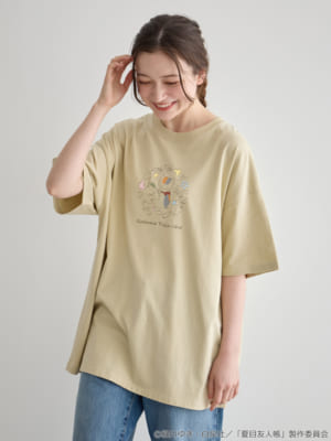 「夏目友人帳」×earth music&ecology Japan Label　ニャンコ先生ビッグTシャツ