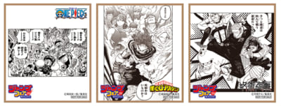 「ジャンプフェア in アニメイト2023」ジャンプフェアオリジナル「ミニ色紙」ONE PIECE／僕のヒーローアカデミア／呪術廻戦