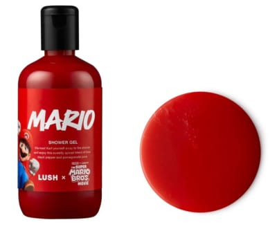 LUSH（ラッシュ）×「ザ・スーパーマリオブラザーズ・ムービー」マリオ シャワージェル