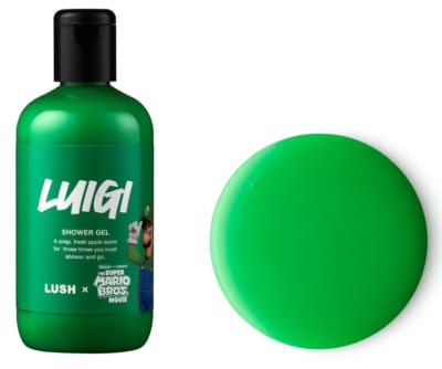 LUSH（ラッシュ）×「ザ・スーパーマリオブラザーズ・ムービー」ルイージ シャワージェル