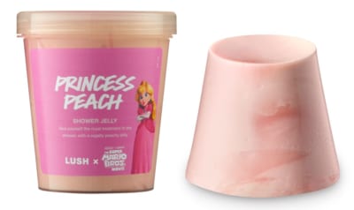 LUSH（ラッシュ）×「ザ・スーパーマリオブラザーズ・ムービー」ピーチ姫 シャワージェリー