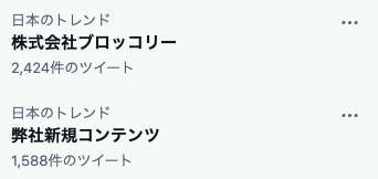 2023年4月5日(水)のTwitterトレンド