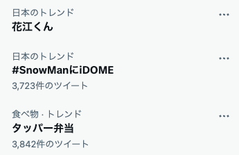 5月12日(金)のTwitterトレンド