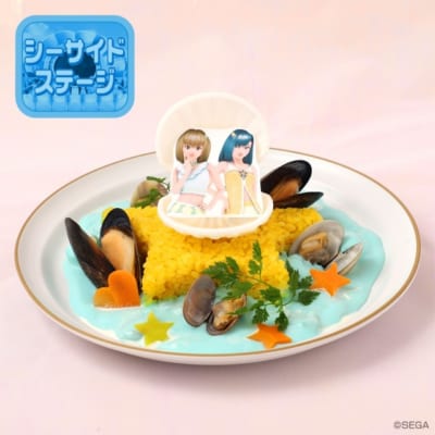 『オシャレ魔女 ラブ and ベリー』コラボカフェ KIRAKIRA マーメイドカレー