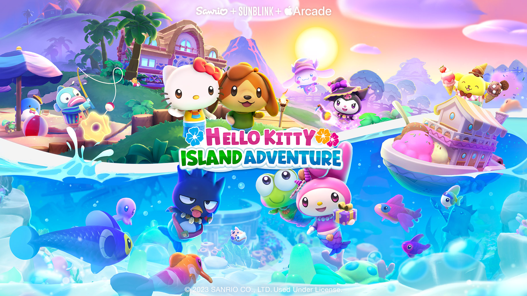 サンリオ版の『あつ森』と話題！箱庭ゲーム『Hello Kitty Island Adventure』に「最高すぎる」