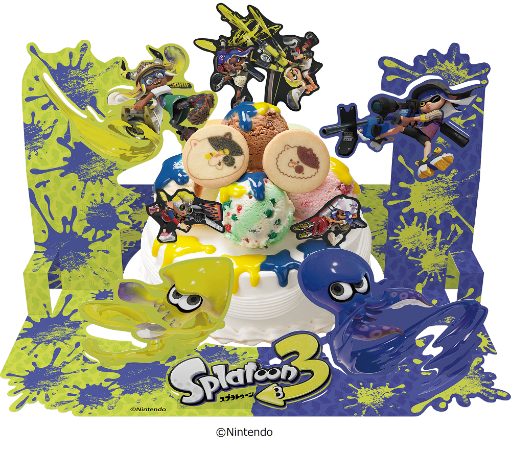 「スプラトゥーン3×サーティワン」スプラトゥーン3 31デコケーキ