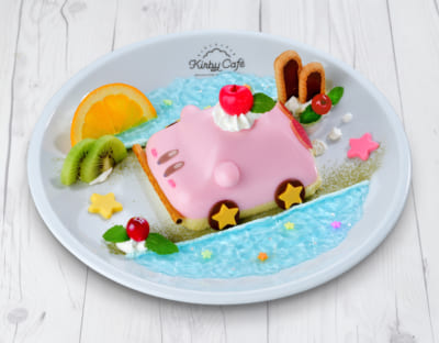 「カービィカフェ Summer 2023」ヘンケイ！くるまほおばりケーキ ～WELCOME TO THE NEW WORLD!～