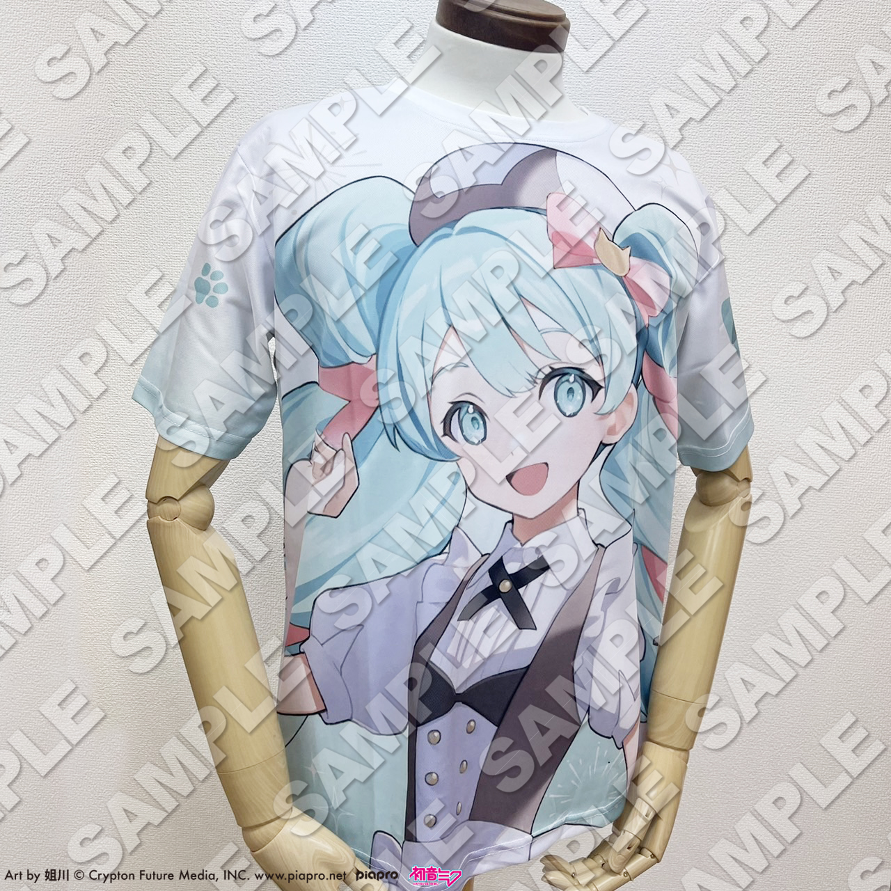 「初音ミク」期間限定カフェ＆ショップ フルグラTシャツ cafe