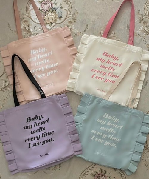 「meltie×サンリオ」frill tote bag