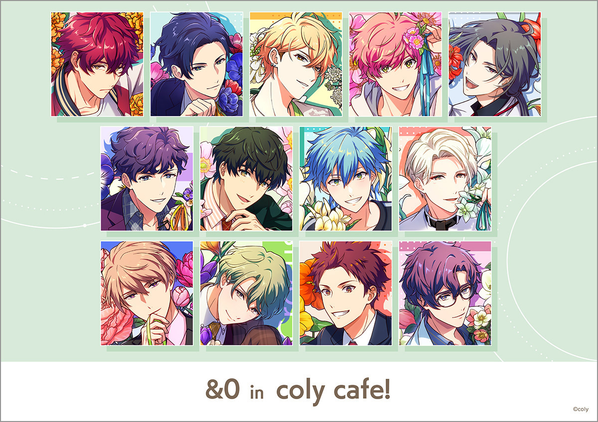 「&0 × coly cafe!」7月21日(金)〜開催！メニュー表にはキャラによるコメントが掲載＆結城怜二のバースデーパフェも