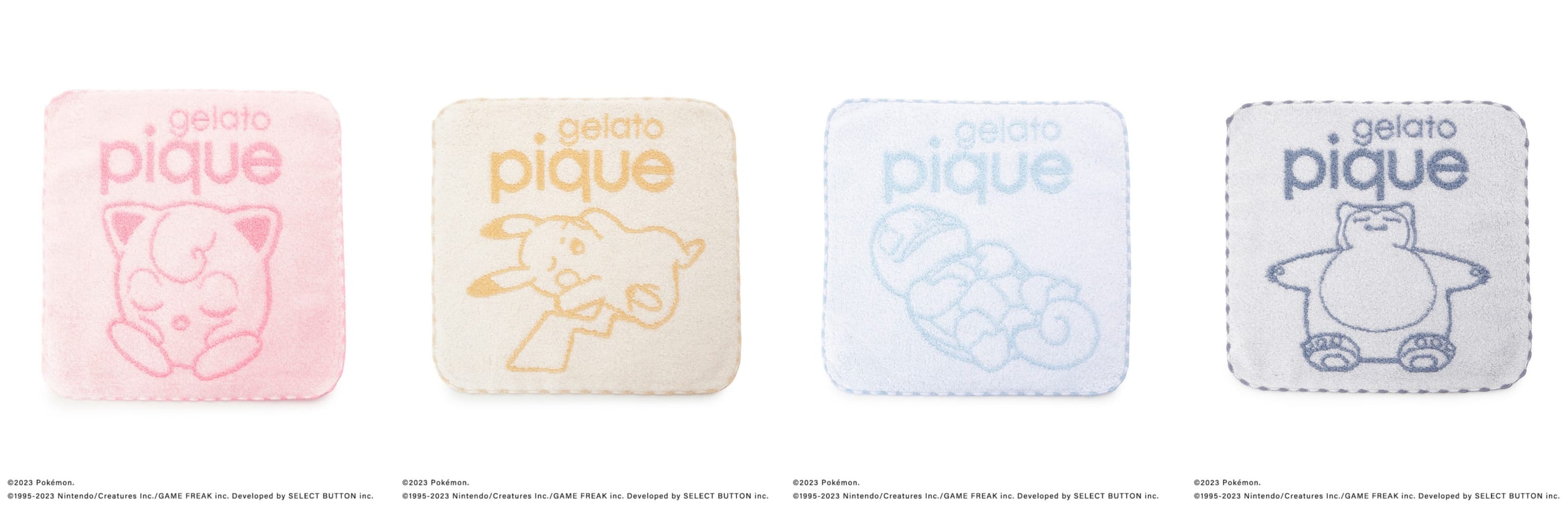 「GELATO PIQUE meets Pokémon Sleep」ハンドタオル