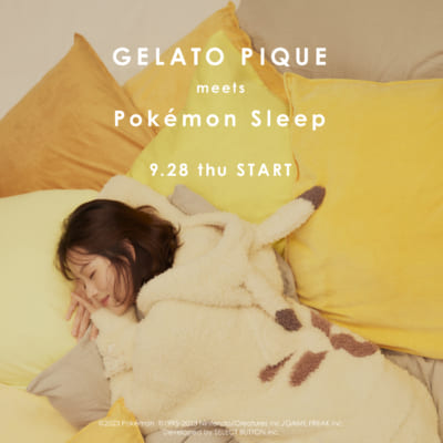 「GELATO PIQUE meets Pokémon Sleep」ジェラートニットシリーズ　ピカチュウ