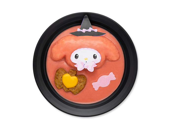 キュートにハロウィーン♡ハンバーグピンクカレー