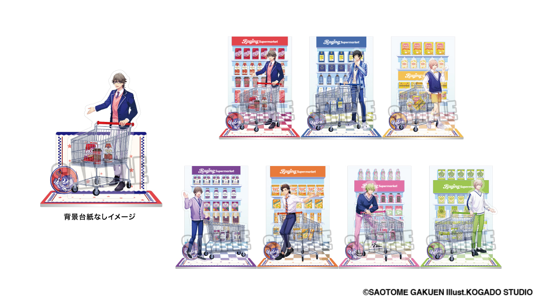 【イベント・BOL限定商品】背景台紙付きアクリルスタンド Raging Supermarket Ver.