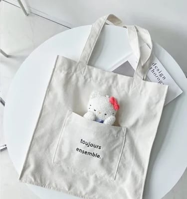 「サンリオ×AS KNOW AS plus」Sanrio characters と一緒トートバッグ