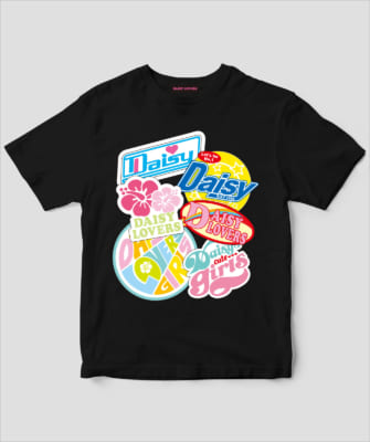 『デイジーラヴァーズ・復刻コラージュTシャツ』（ブラック）