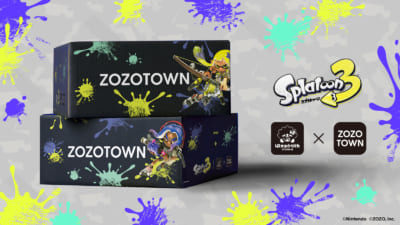 スプラトゥーン3コラボデザイン ZOZO箱